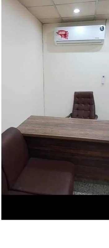 Fully Furnished Area 230 Square Feet Office Available For Rent Real Pictures in Main Boulevard Road Gulberg 3 Lahore 4