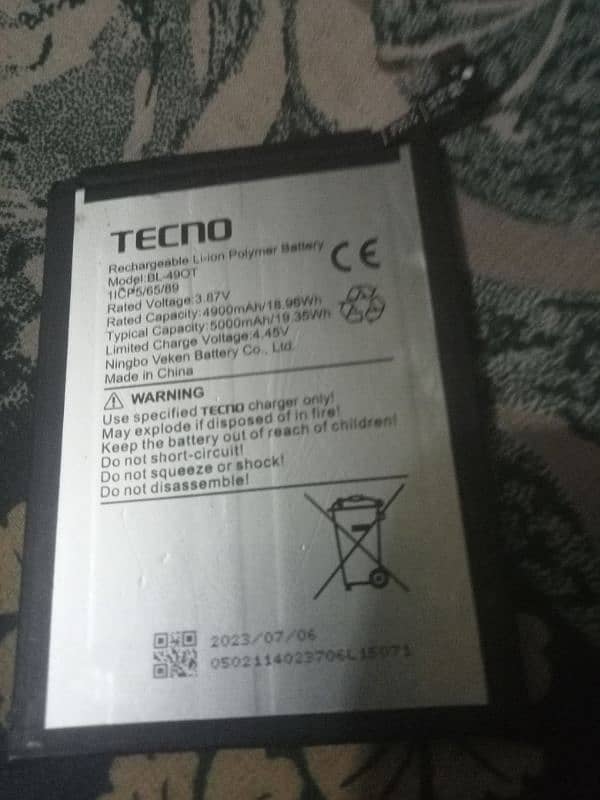 tecno spark 10 battery okay hai 0