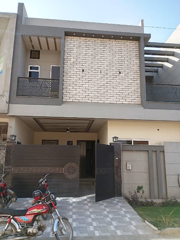 5 Marla 2 Storey House For Sale In Model City 1 Canal Road Faisalabad 0