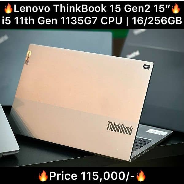 Lenovo Thinkbook 15 Gen2 15 inch i5 11th Gen 1135G7 CPU 16GB 256GB 0