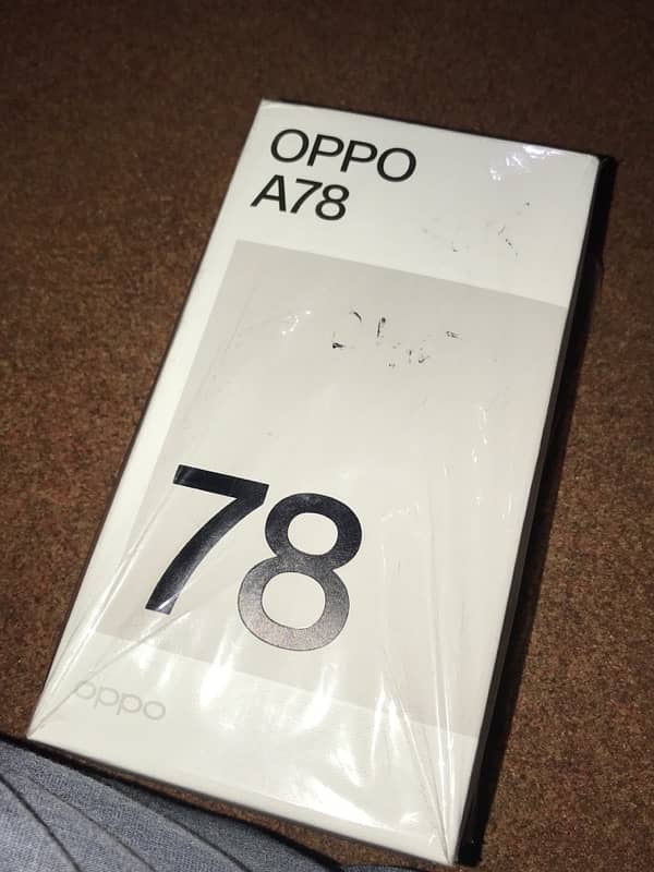 oppo A78 4