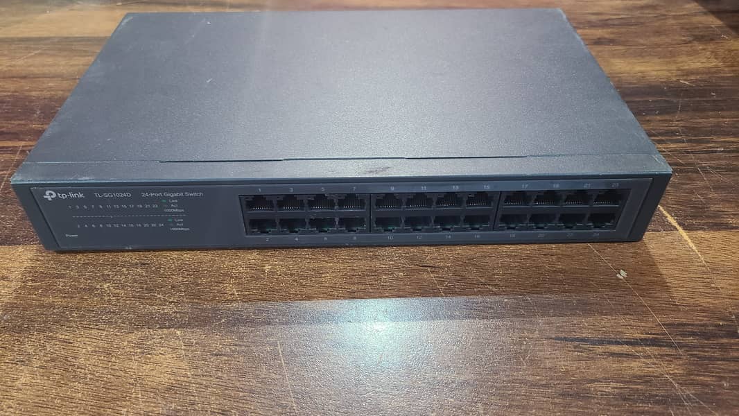 Tplink TL-SG1024D 24-Port Gigabit Desktop/Rackmount Switch (With Box) 12