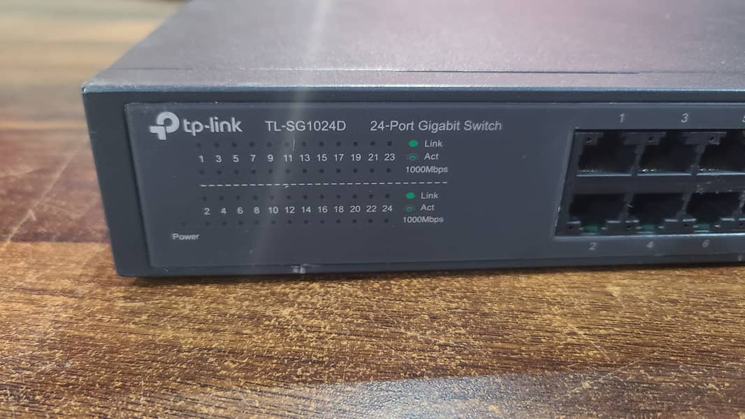 Tplink TL-SG1024D 24-Port Gigabit Desktop/Rackmount Switch (With Box) 14