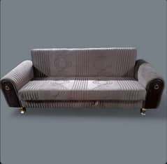 Diamond Wooden Sofa-Cum Bed (12 Year Warranty)