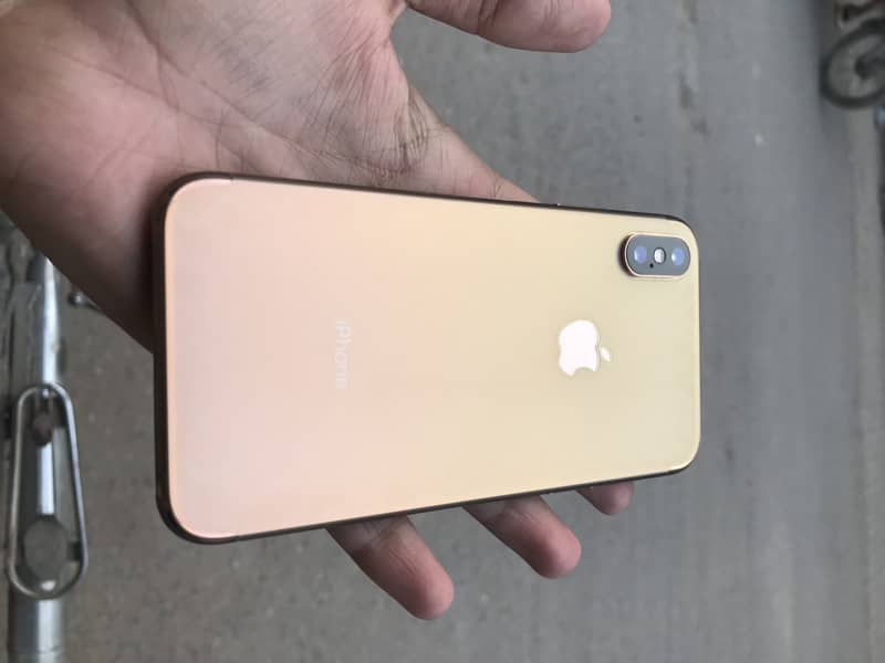 iPhone XS 64GB Gold PTA APPROVE DUAL SIM 5