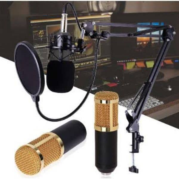 Studio Recording Microphone | Condenser Mike | BM 800 Kit 2