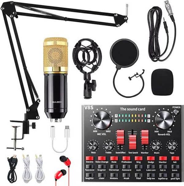 Studio Recording Microphone | Condenser Mike | BM 800 Kit 3