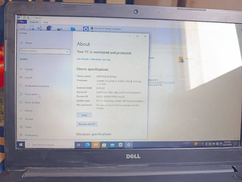 Dell latitude 3550 Core i5 0