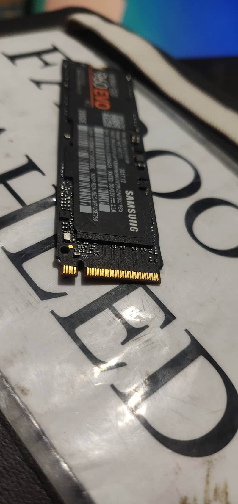 Samsung 960 Evo 250gb m. 2 stick 3