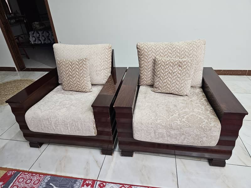 7 Seater Sofa Set with Tables 9