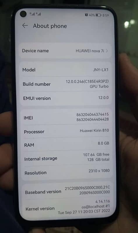 Huawei nova 7i 3