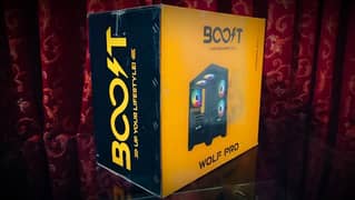 Boost Wolf pro Gaming PC casing with 1 RGB fan