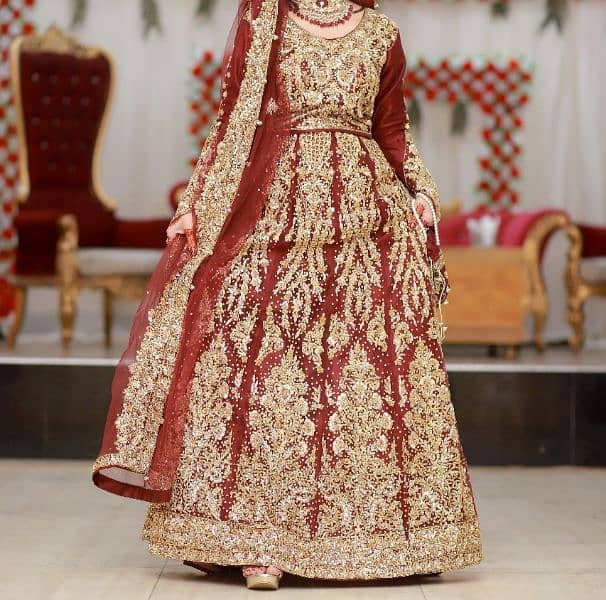 fully embroided Bridal lahnga 0