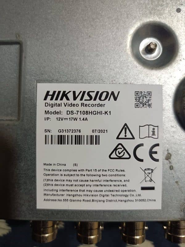 HIKVISION CAMERA DVR 4