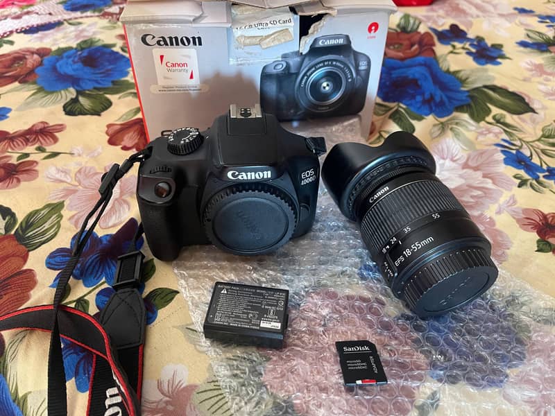 canon d4000 camera 0