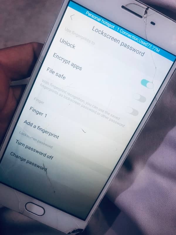 oppo f1s 4/64 single sim finger working 2