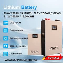 Lithium Battery 51.2v 180Ah Fresh 2024 Model