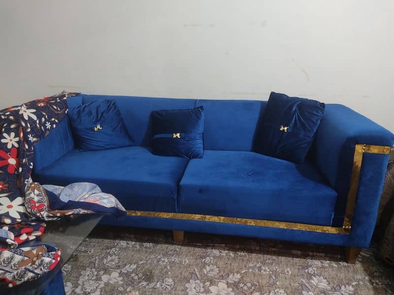 Branded & New Silky Chenille Sofa Set (7-Seater) 4