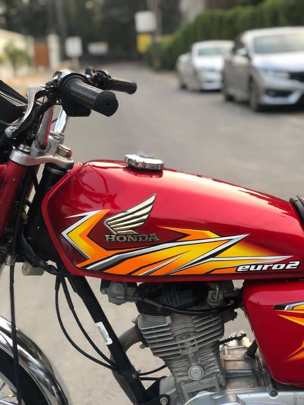 HONDA CG 125 Red 2021 Mint Condition Contact: 0300/4423/707 5