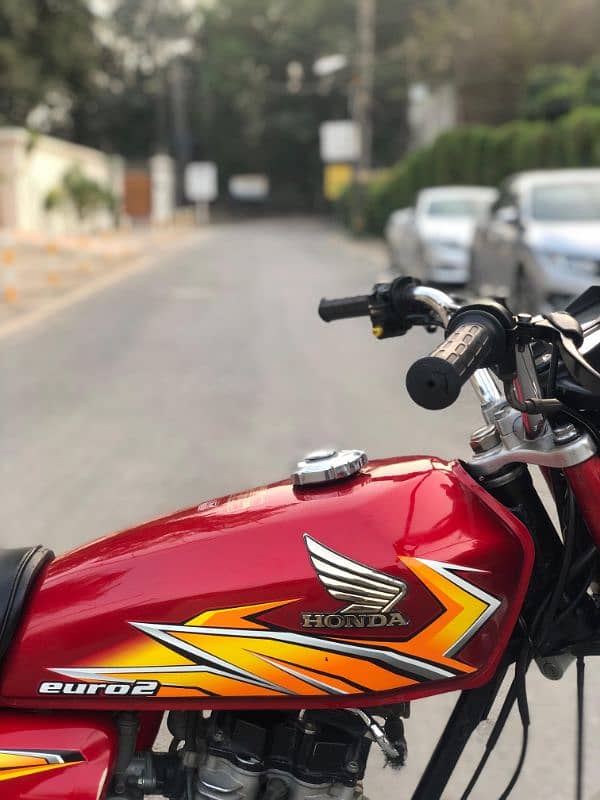 HONDA CG 125 Red 2021 Mint Condition Contact: 0300/4423/707 7