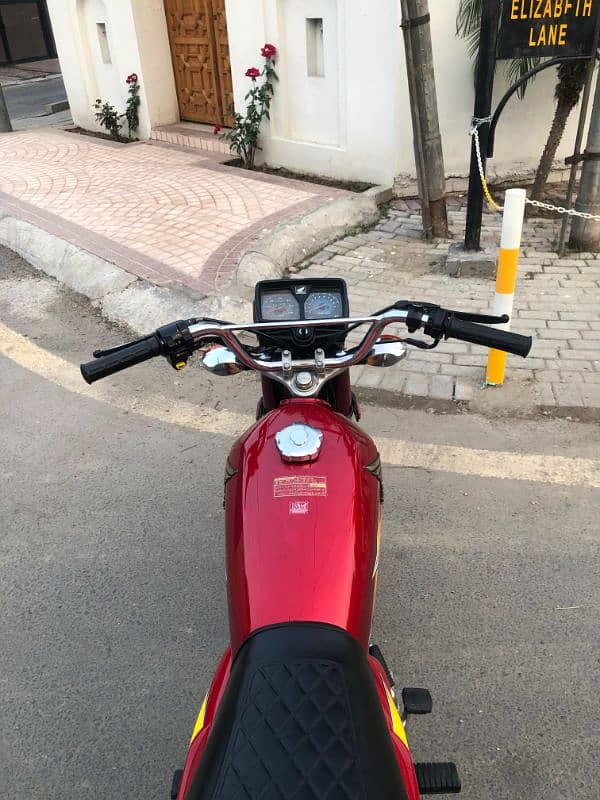 HONDA CG 125 Red 2021 Mint Condition Contact: 0300/4423/707 9