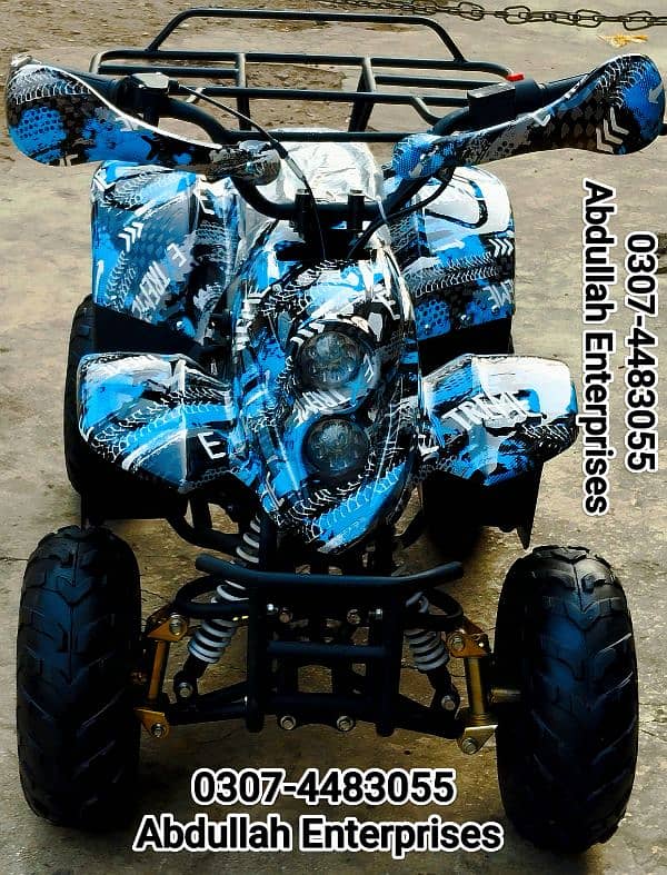 110cc Dubai used quad atv bike 4 wheel motorcycle deliver all pak 2