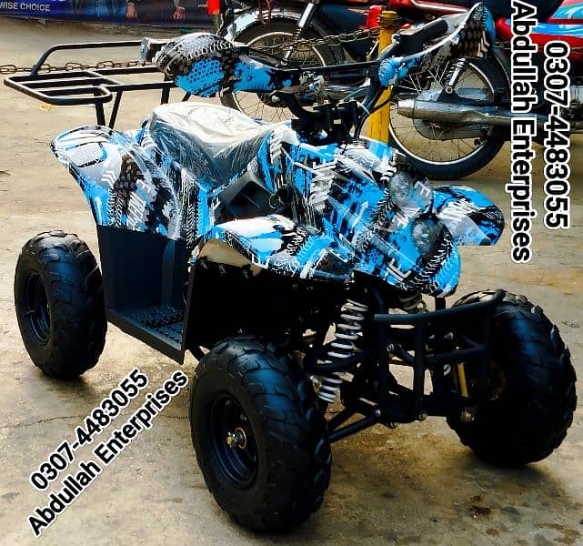 110cc Dubai used quad atv bike 4 wheel motorcycle deliver all pak 4