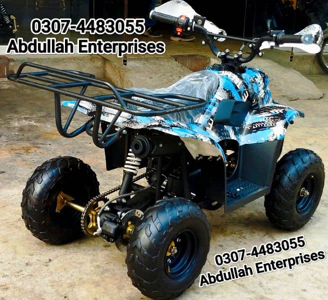 110cc Dubai used quad atv bike 4 wheel motorcycle deliver all pak 5