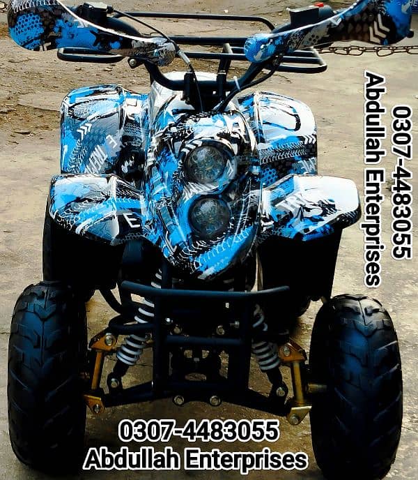 110cc Dubai used quad atv bike 4 wheel motorcycle deliver all pak 8