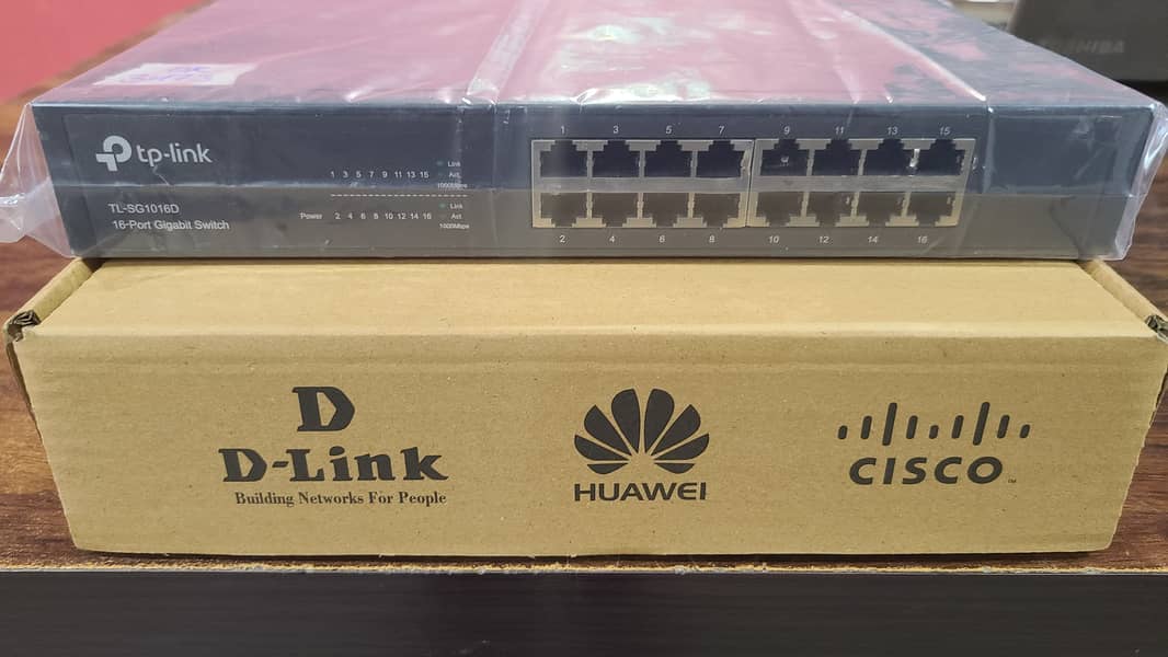 Tplink TL-SG1016D 16-Port Gigabit Desktop/Rackmount Switch (With Box) 0