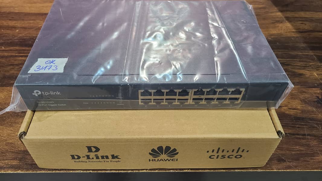 Tplink TL-SG1016D 16-Port Gigabit Desktop/Rackmount Switch (With Box) 1