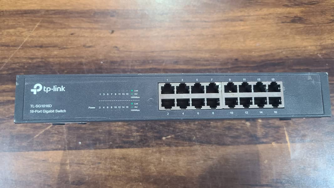 Tplink TL-SG1016D 16-Port Gigabit Desktop/Rackmount Switch (With Box) 4