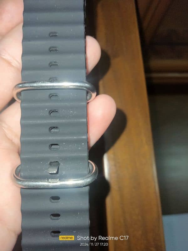 Black smart watch strap 4