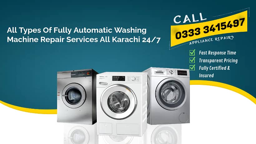 All Types Of Fridges AC & Fully Automatic Washing Machine Repair 24/7 0