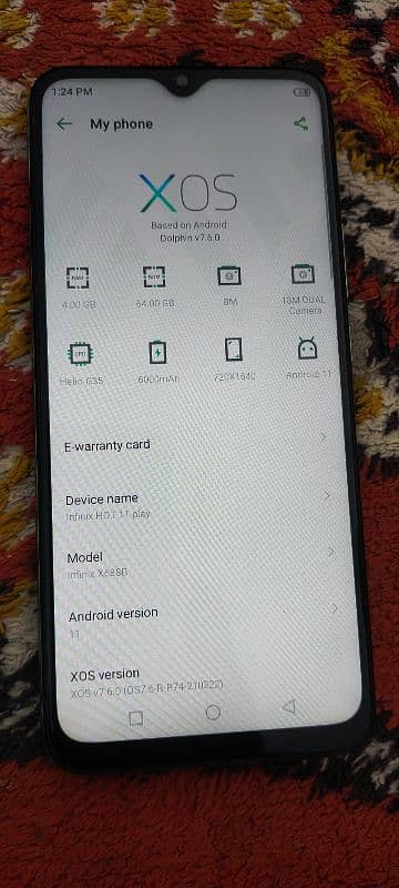 Infinix Hot 11 Play 4GB 64GB 5