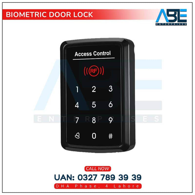 Security Keypad Electric Glass Door Lock Access Control System 0