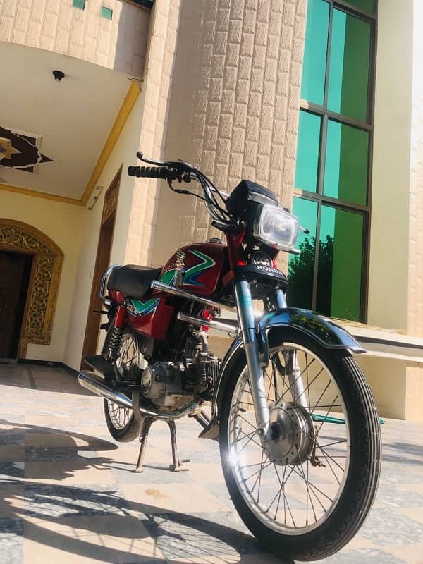 Honda CD70 2018, Chakwal Number 2