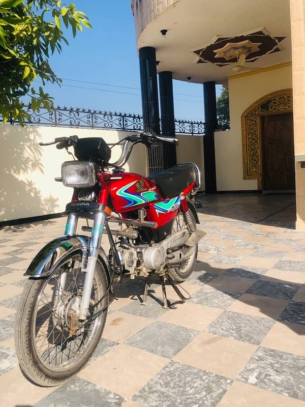 Honda CD70 2018, Chakwal Number 4