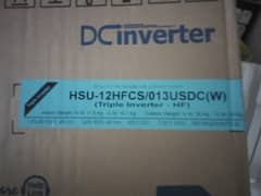 Haier Dc triple inverter for urgent sale