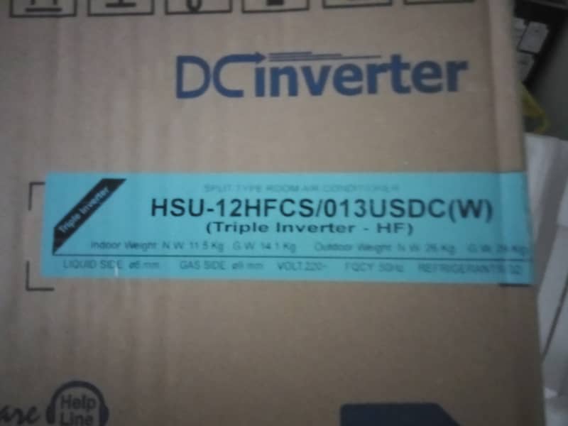 Haier Dc triple inverter for urgent sale 0