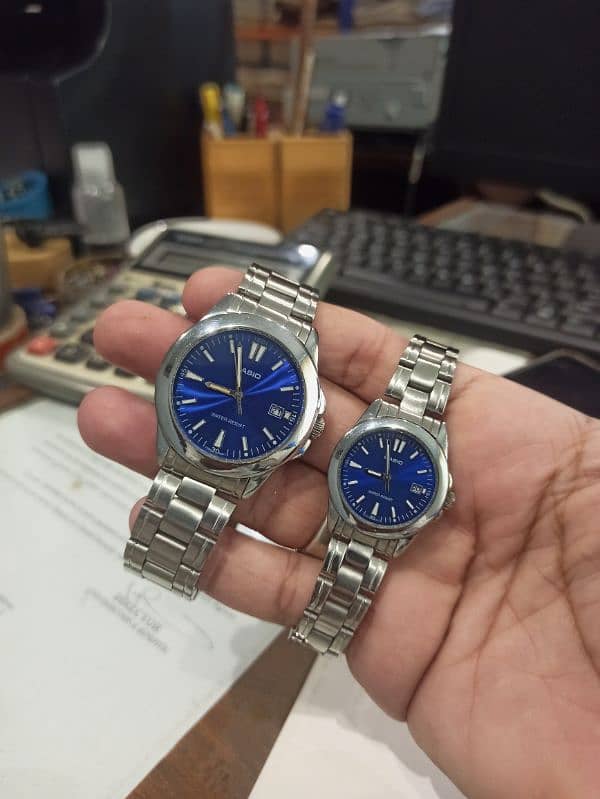 Casio couple watch original japan 8