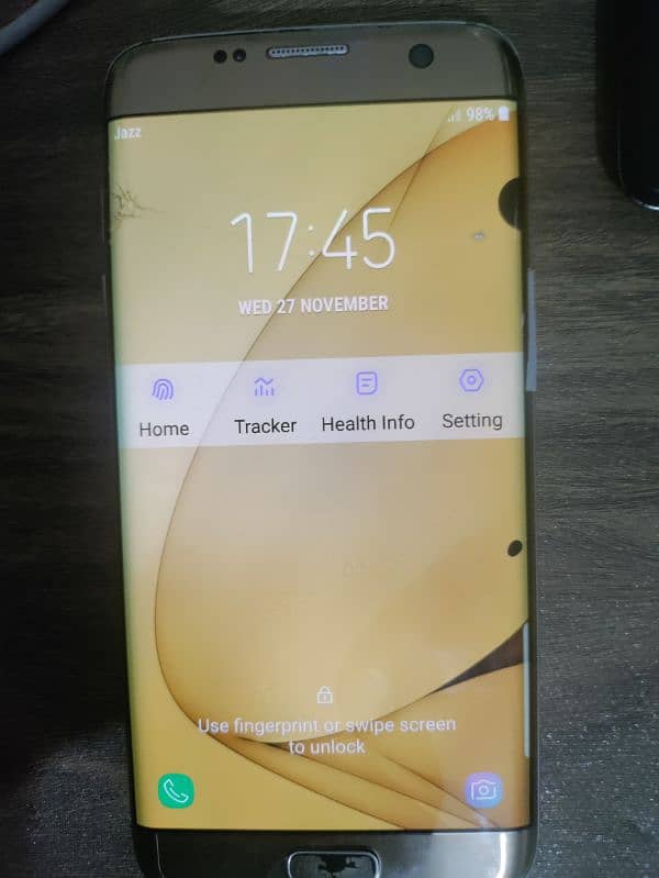 Samsung S7 edge pta approved official touch glass minor brack 3