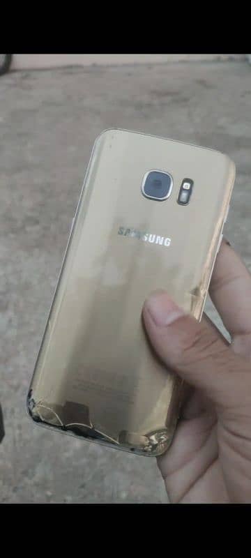 Samsung S7 edge pta approved official touch glass minor brack 4