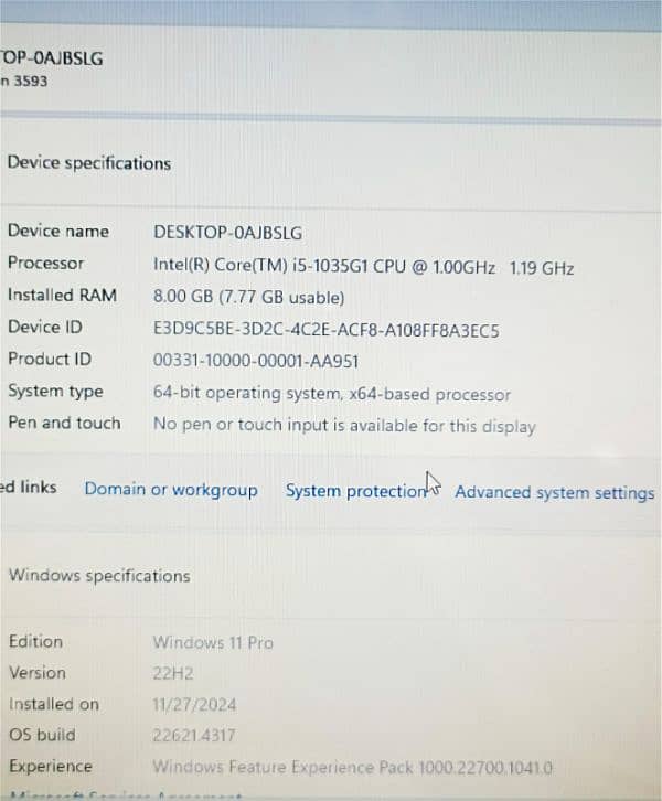 DELL 10th Gen Core i5 8GB RAM 1TB HHD SSD 128GB BEST Conditions LapTop 17