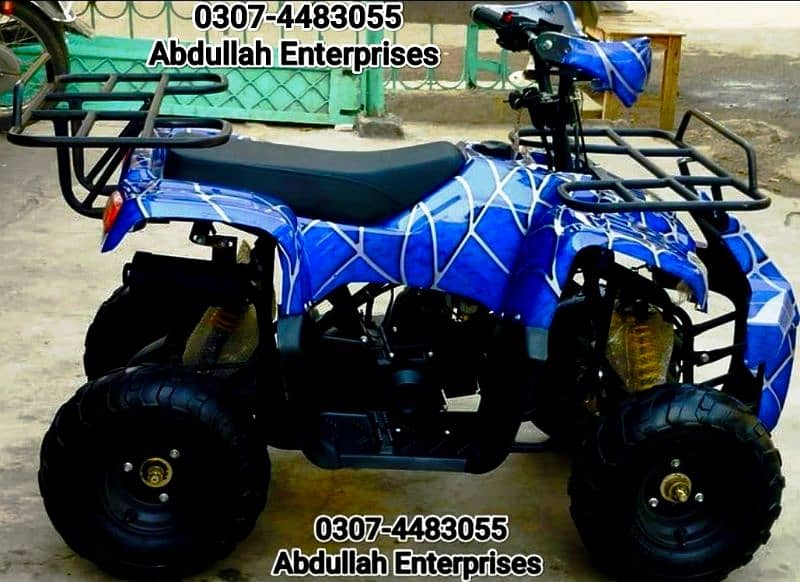 Hammer jeep model ATV Quad Bike 4 Wheeler for sale delivery all Pak 4