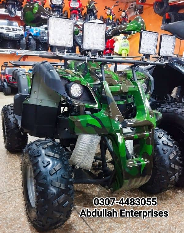 Belt engine 125cc Hunter jeep model ATV Quad Bike for sale 3