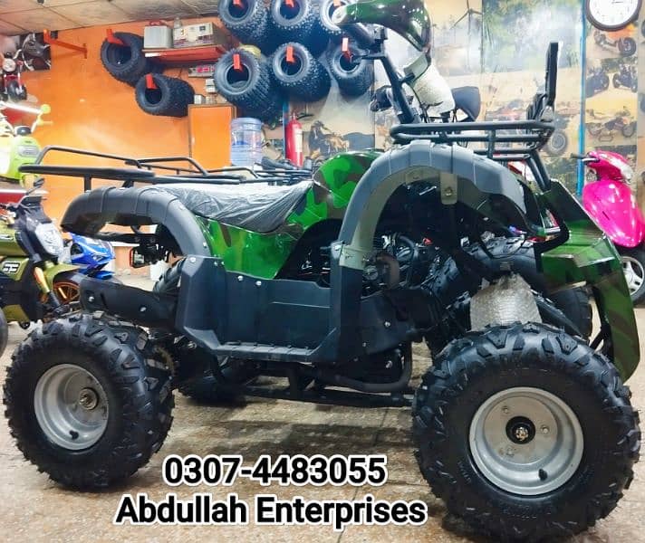 Belt engine 125cc Hunter jeep model ATV Quad Bike for sale 8