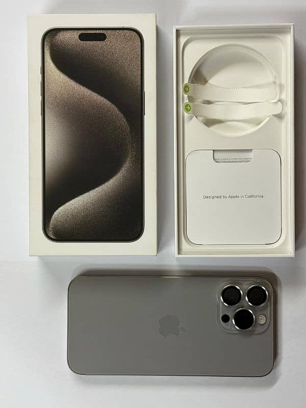 IPHONE 15 Pro Max (256GB) Price :300,000/- 4