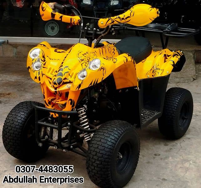 Road tyres 107cc fully recondition Dubai import bike atv quad for sale 0