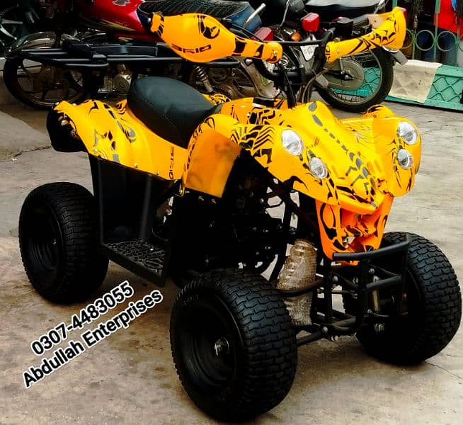 Road tyres 107cc fully recondition Dubai import bike atv quad for sale 1